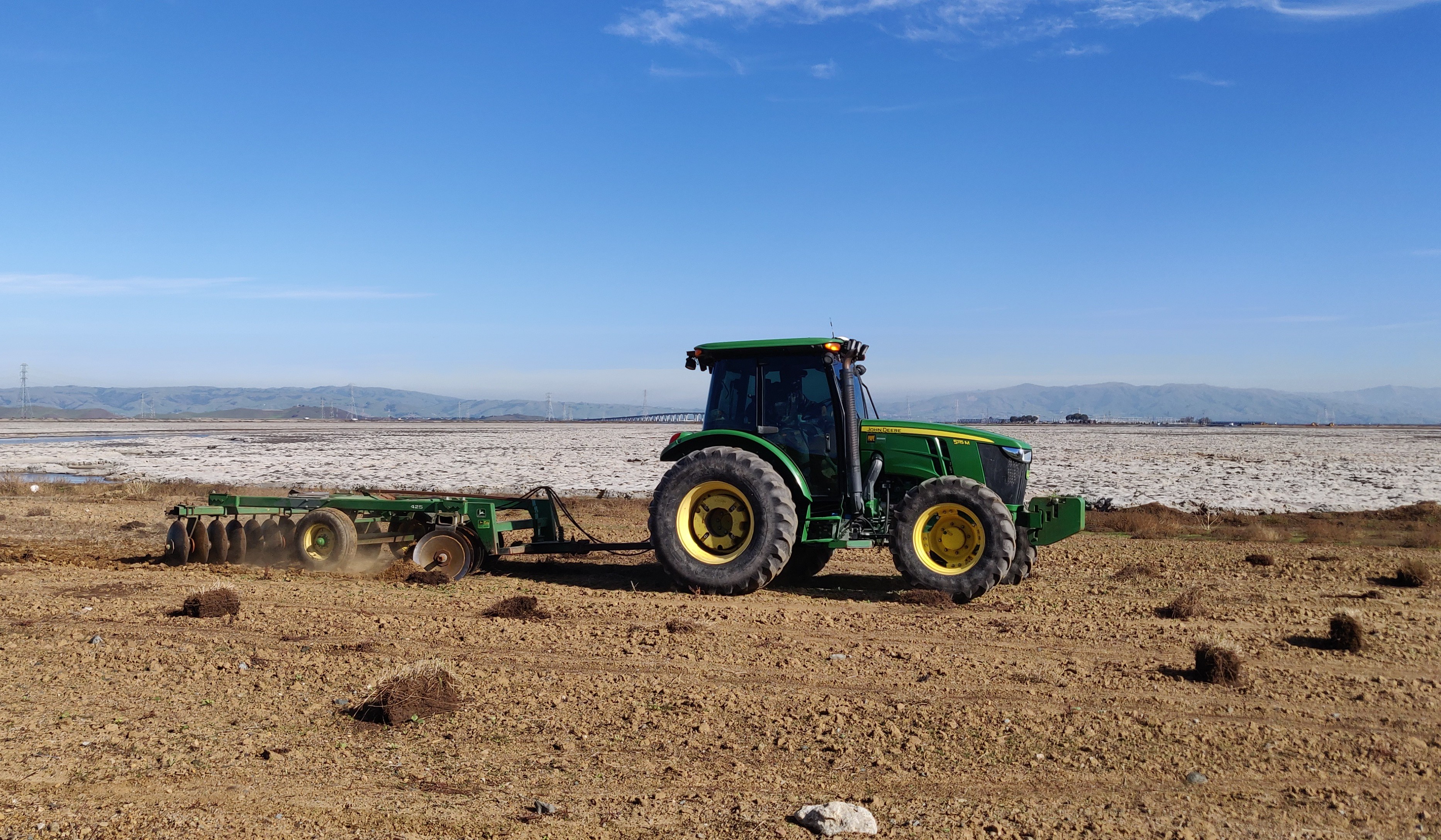 Farmer Frank Imhof plants natives. Credit: Save The Bay