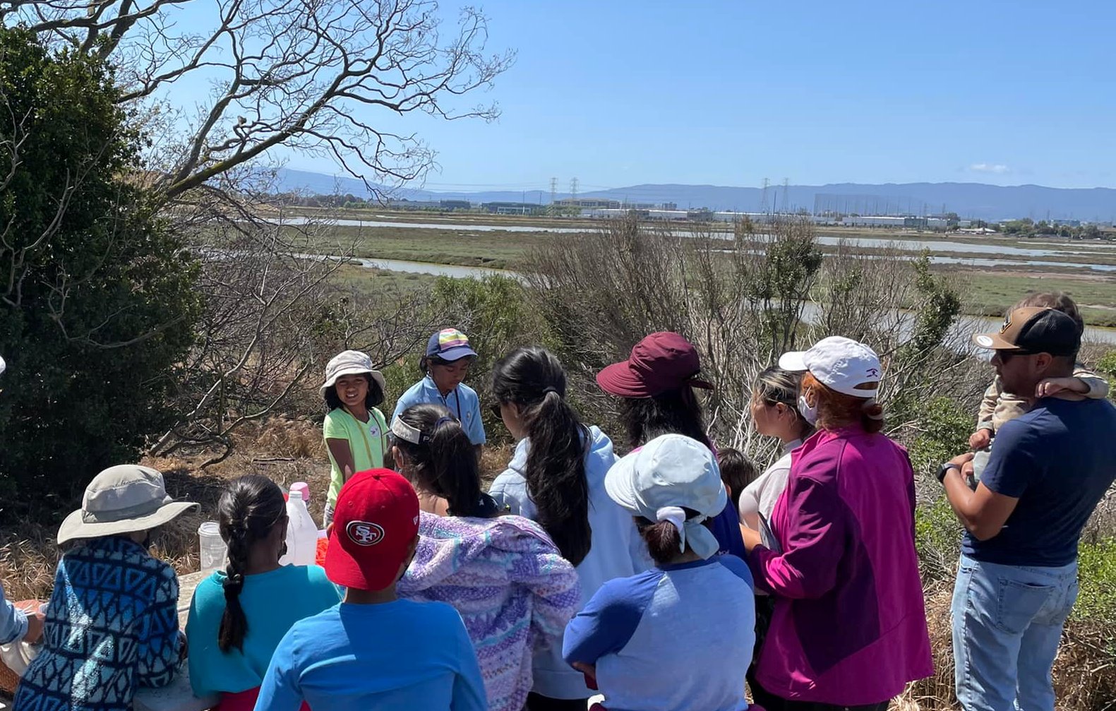 Children enjoying Earth Day 2022 at the Refuge