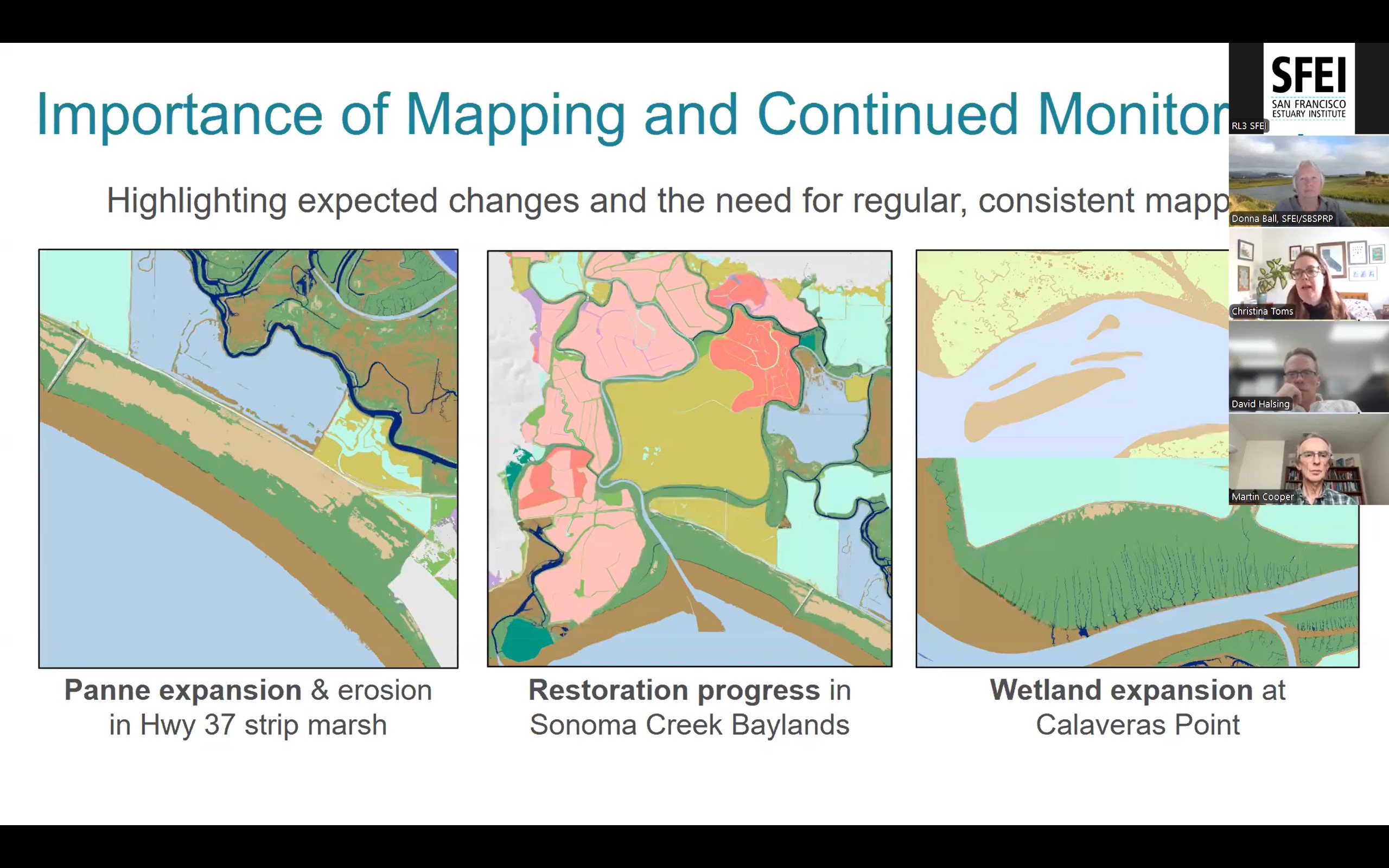 Lunch and Learn Science: The Wetlands Regional Monitoring Program and the Restoration Project