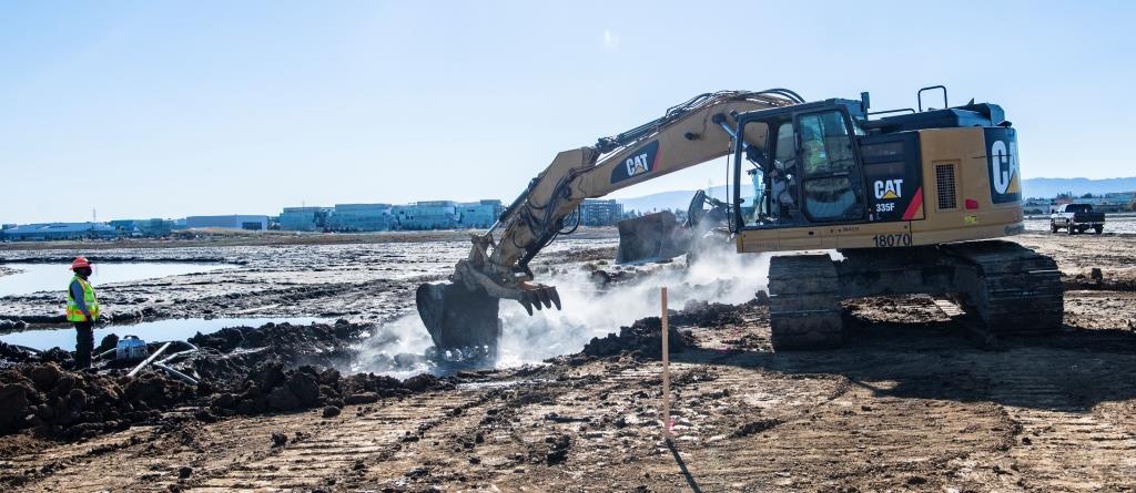 Digging trenches. Credit: Ivan Parr