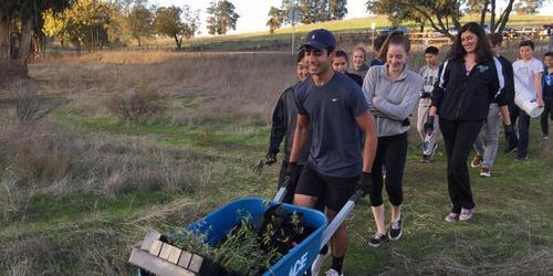 High School Stewards at Arastradero Preserve