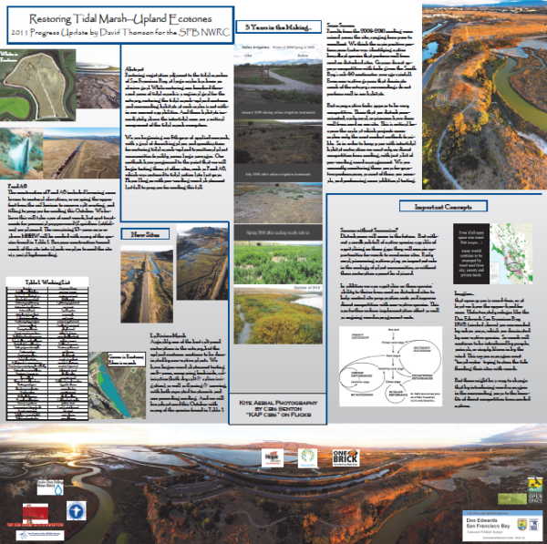 Restoring Tidal Marsh-Upland Ecotones in South San Francisco (Poster Thumbnail)