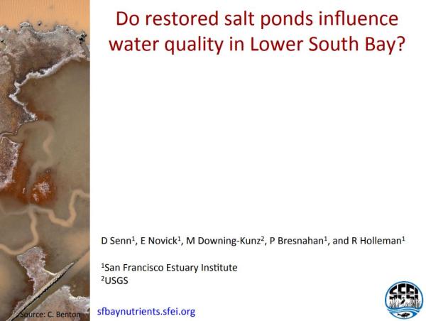 Will water quality be affected? (slide 1)