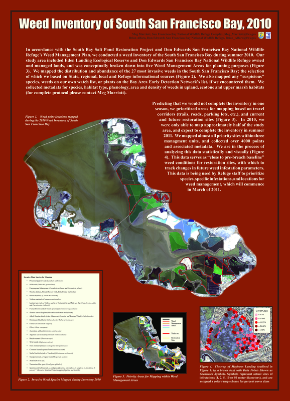 South San Francisco Bay Weed Management Plan 2010 Invasive Weed Inventory (Poster Thumbnail)