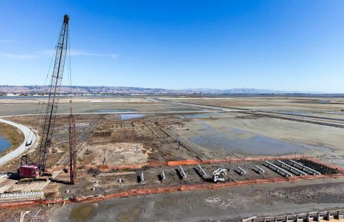 Construction at Eden Landing. Credit: Cris Benton