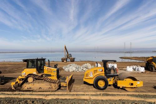 Mountain View Pond A2W construction Dec. 15, 2025. Credit: Magali Gauthier