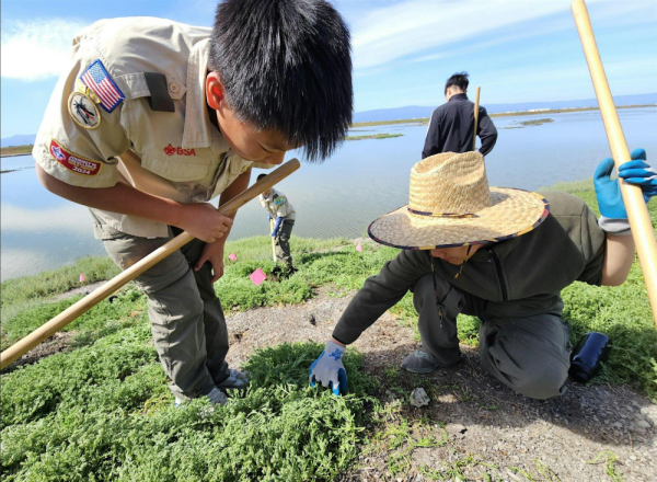 Volunteers at work. Credit: Keep Coyote Creek Beautiful