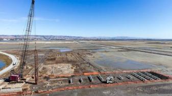 Construction at Eden Landing. Credit: Cris Benton