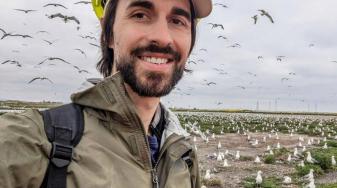 Nathan Van Schmidt of the San Francisco Bay Bird Observatory