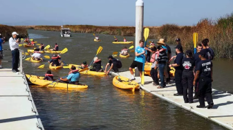 Kayakers at Day on the Bay